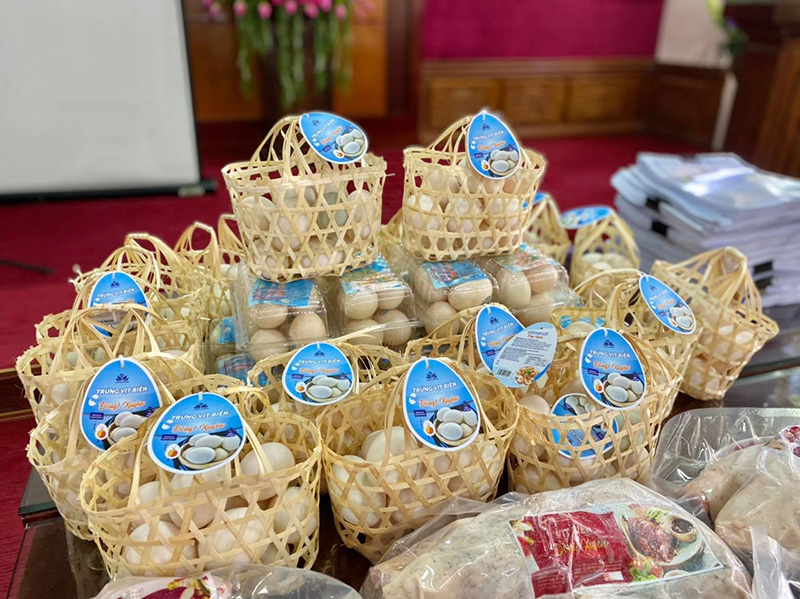 trứng vịt biển Đông Xuyên