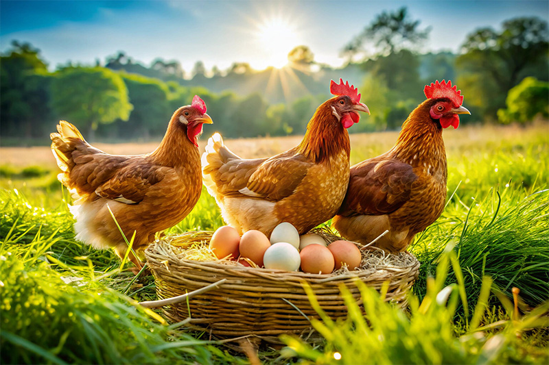 Nuôi gà đẻ trứng không lồng