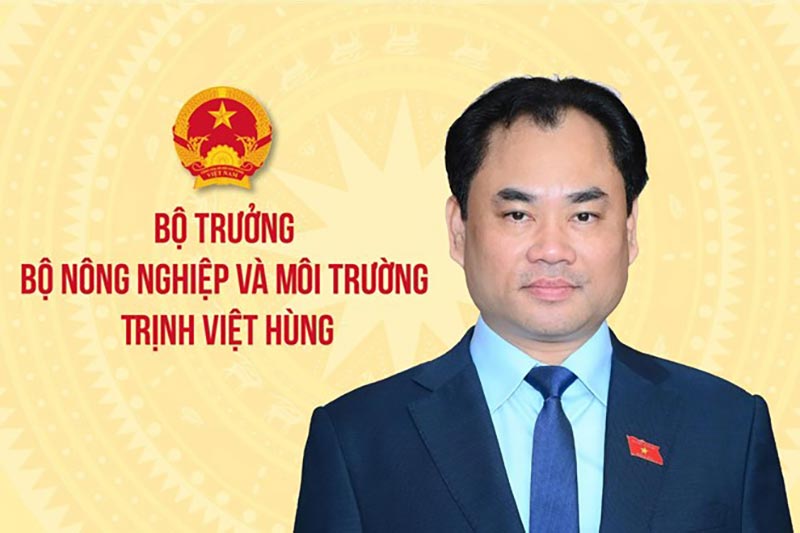 Tân Bộ trưởng Bộ Nông nghiệp và Môi trường Trịnh Việt Hùng